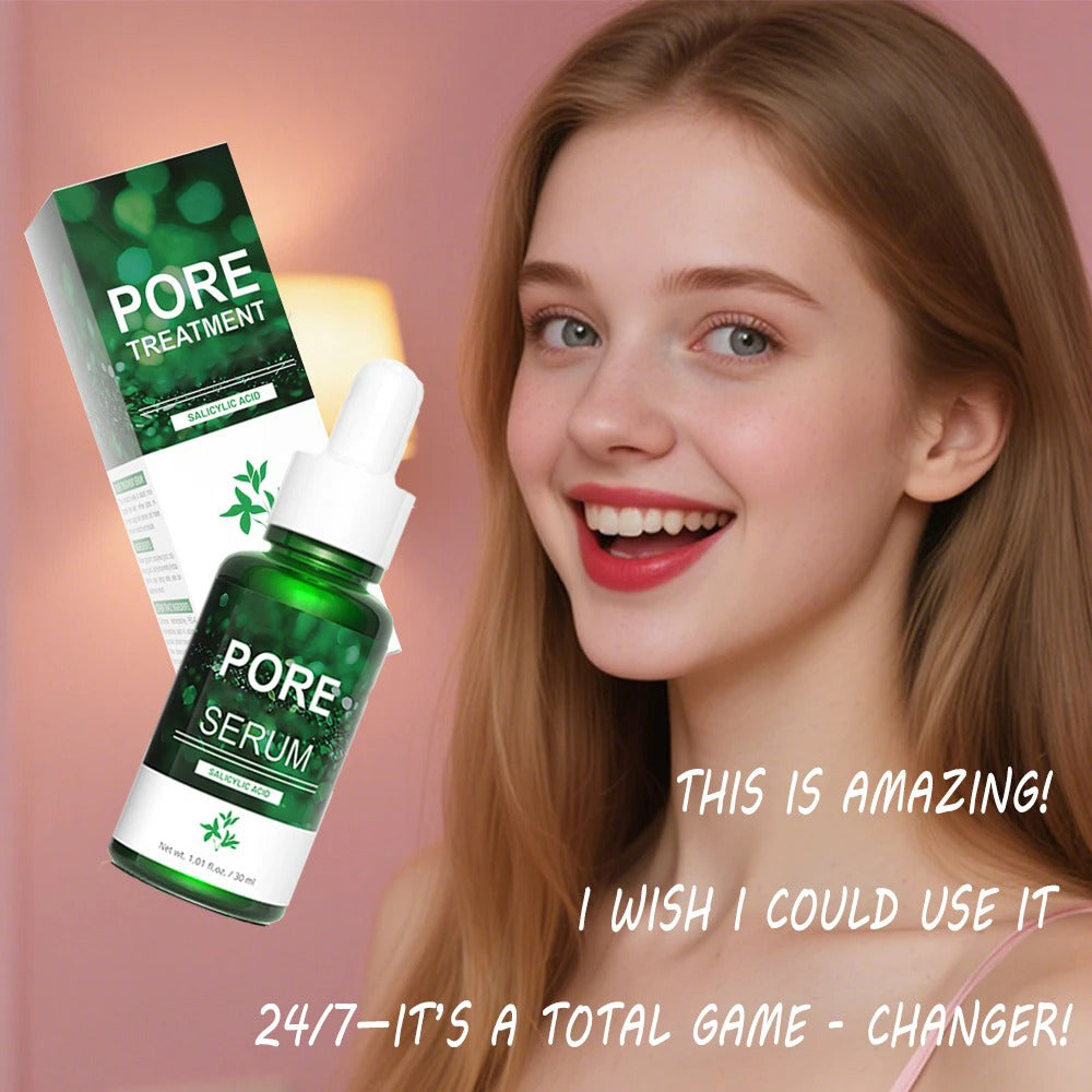 1.01oz Salicylic AcidSerum ls Amazing! Fragrance-Free And Non-lrritating, ltClears Oil And Dirt With A Single Use. Even Lazy People CanAchieve A Fresh Bare - Faced Look.Daily Pore Refinement.Smooth Skin Feel