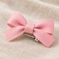 Activemere Pink Grosgrain-Style Bow Pet Hair Clip with Metal Alligator Clip
