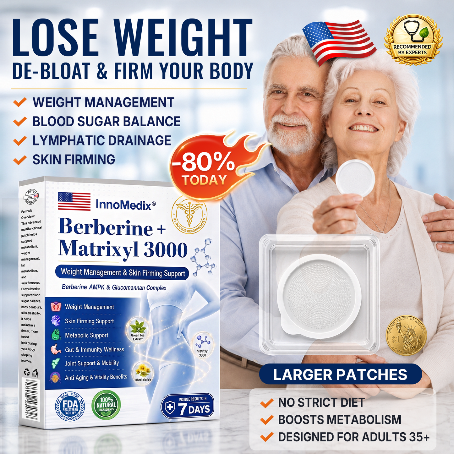 Best Seller 🇺🇸 𝙄𝙣𝙣𝙤𝙈𝙚𝙙𝙞𝙭® 🚄 𝘽𝙚𝙧𝙗𝙚𝙧𝙞𝙣𝙚 + 𝙈𝙖𝙩𝙧𝙞𝙭𝙮𝙡 3000 𝘼𝙙𝙫𝙖𝙣𝙘𝙚𝙙 𝙉𝙖𝙣𝙤 𝙈𝙞𝙘𝙧𝙤𝙣𝙚𝙚𝙙𝙡𝙚 𝙋𝙖𝙩𝙘𝙝—𝙎𝙪𝙥𝙥𝙤𝙧𝙩𝙨 𝙬𝙚𝙞𝙜𝙝𝙩 𝙢𝙖𝙣𝙖𝙜𝙚𝙢𝙚𝙣𝙩, 𝙗𝙡𝙤𝙤𝙙 𝙨𝙪𝙜𝙖𝙧 𝙗𝙖𝙡𝙖𝙣𝙘𝙚, 𝙡𝙮𝙢𝙥𝙝𝙖𝙩𝙞𝙘 𝙛𝙡𝙤𝙬, 𝙖𝙣𝙙 𝙨𝙢𝙤𝙤𝙩𝙝𝙚𝙧-𝙡𝙤𝙤𝙠𝙞𝙣𝙜 𝙨𝙠𝙞𝙣.✈️