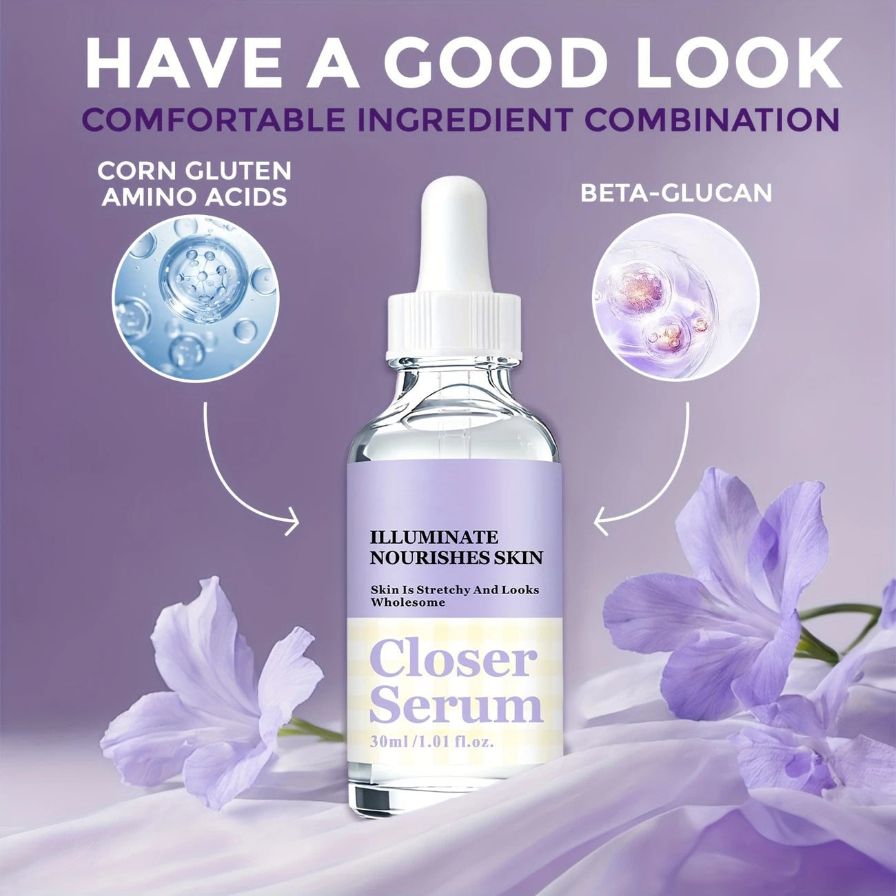 Colorchoice 30ml/1.01 FOz Closer Serum, Hydrating, Firming, Gently Nourishing, Makes Skin Look Brighter, For Men And Women, Easter/Mother's/Father'S Day Gift