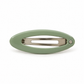 Activemere Sage Green Oval Pet Hair Clip with Silver-Tone Snap Clip
