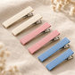 Activemere 6-Piece Ribbed Pet Hair Clip Set in Cream, Pink & Blue