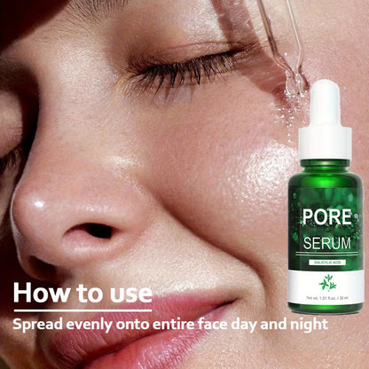 1.01oz Salicylic AcidSerum ls Amazing! Fragrance-Free And Non-lrritating, ltClears Oil And Dirt With A Single Use. Even Lazy People CanAchieve A Fresh Bare - Faced Look.Daily Pore Refinement.Smooth Skin Feel