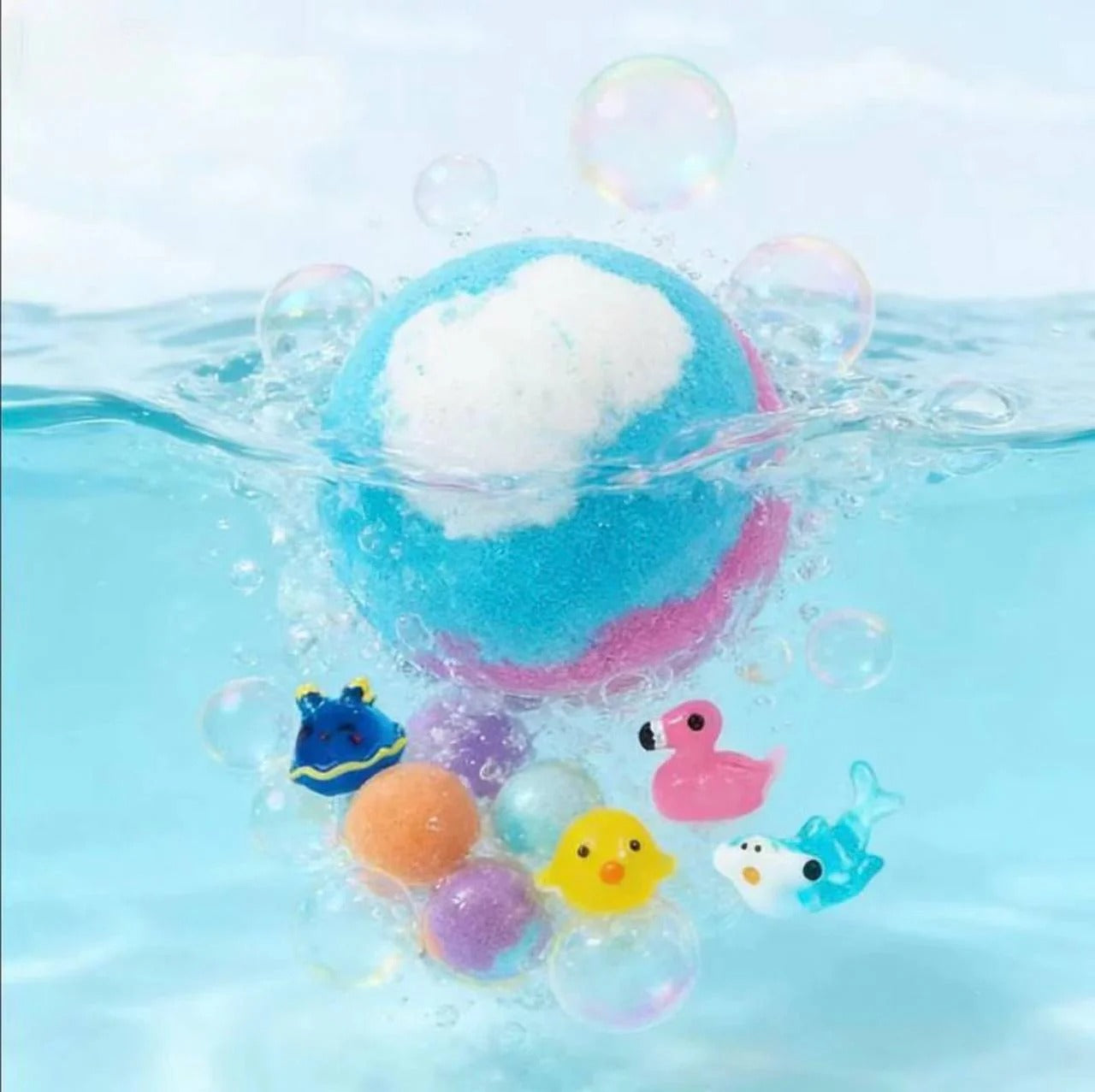 🔥 Limited Time – Save 70% Today 🛫 Gentle Kids Bath Bomb Set – Food-Grade Colors, Surprise Toys & Fun Bath Time Adventures ✈️