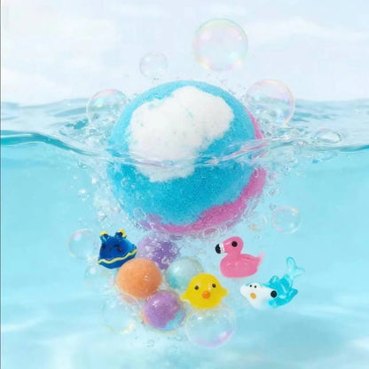 🔥 Limited Time – Save 70% Today 🛫 Gentle Kids Bath Bomb Set – Food-Grade Colors, Surprise Toys & Fun Bath Time Adventures ✈️