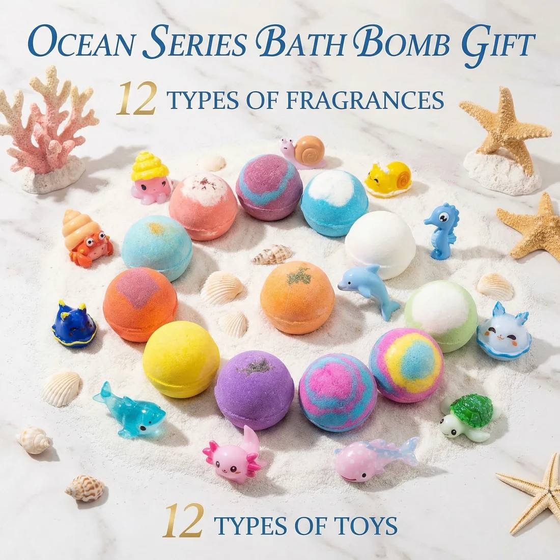 🔥 Limited Time – Save 70% Today 🛫 Gentle Kids Bath Bomb Set – Food-Grade Colors, Surprise Toys & Fun Bath Time Adventures ✈️